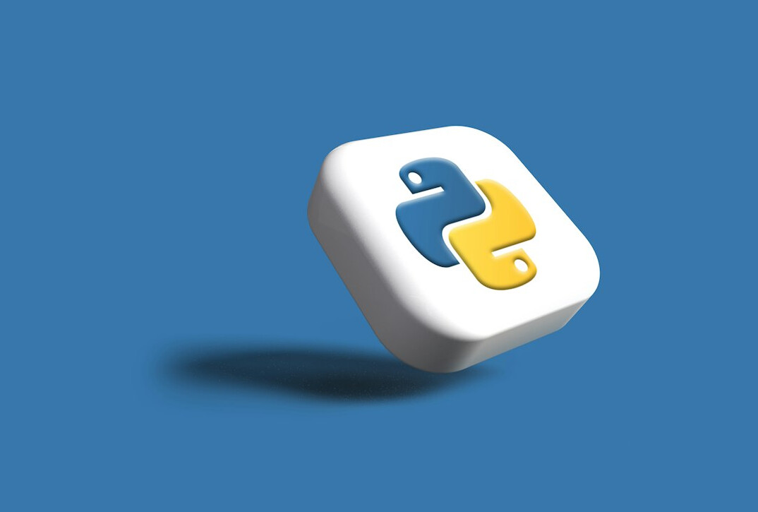 python code on screen